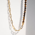 Kette BEADS BALI | Tigerauge - ROCK & STEEL GERMANY