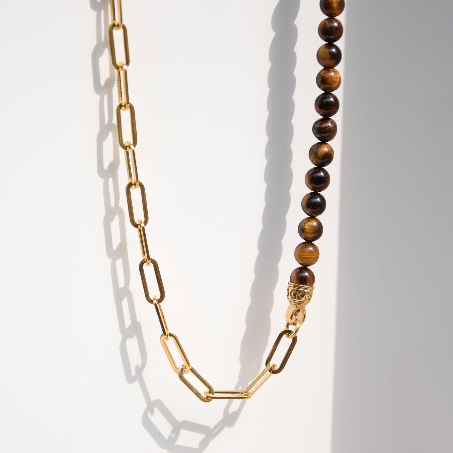 Kette BEADS BALI | Tigerauge - ROCK & STEEL GERMANY