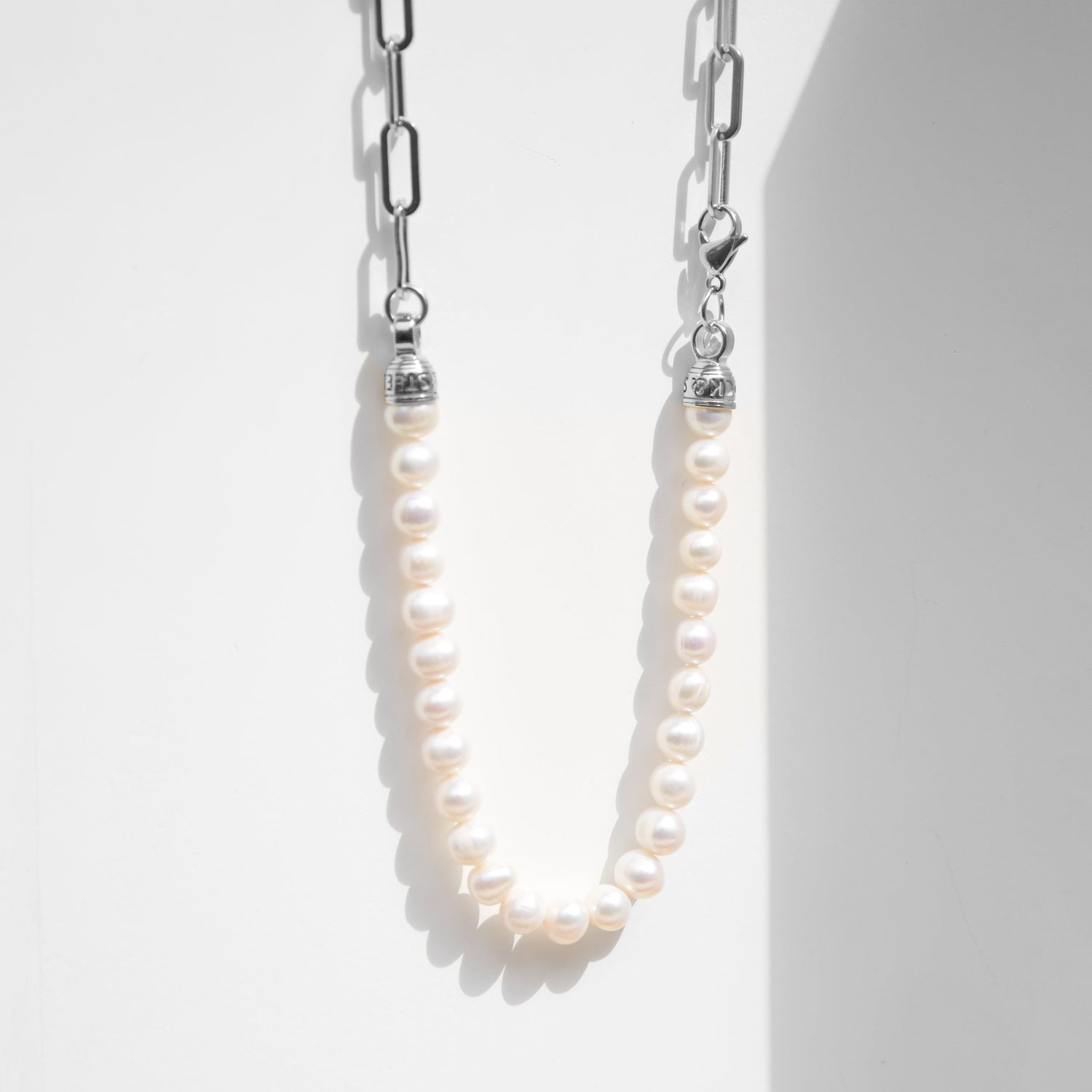 Kette BEADS BALI | Süßwasserperlen - ROCK & STEEL GERMANY