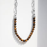 Kette BEADS BALI | Tigerauge - ROCK & STEEL GERMANY