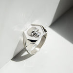 Ring TOTENKOPF BAD BOY | 925 Silber - ROCK & STEEL GERMANY