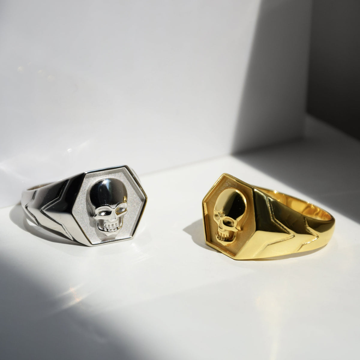 Ring TOTENKOPF BAD BOY | 925 Silber - ROCK & STEEL GERMANY