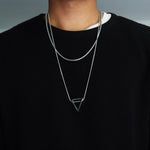 Kette TRIANGLE OF LIFE - Gold Halsketten - Silber Halsketten - ROCK & STEEL GERMANY