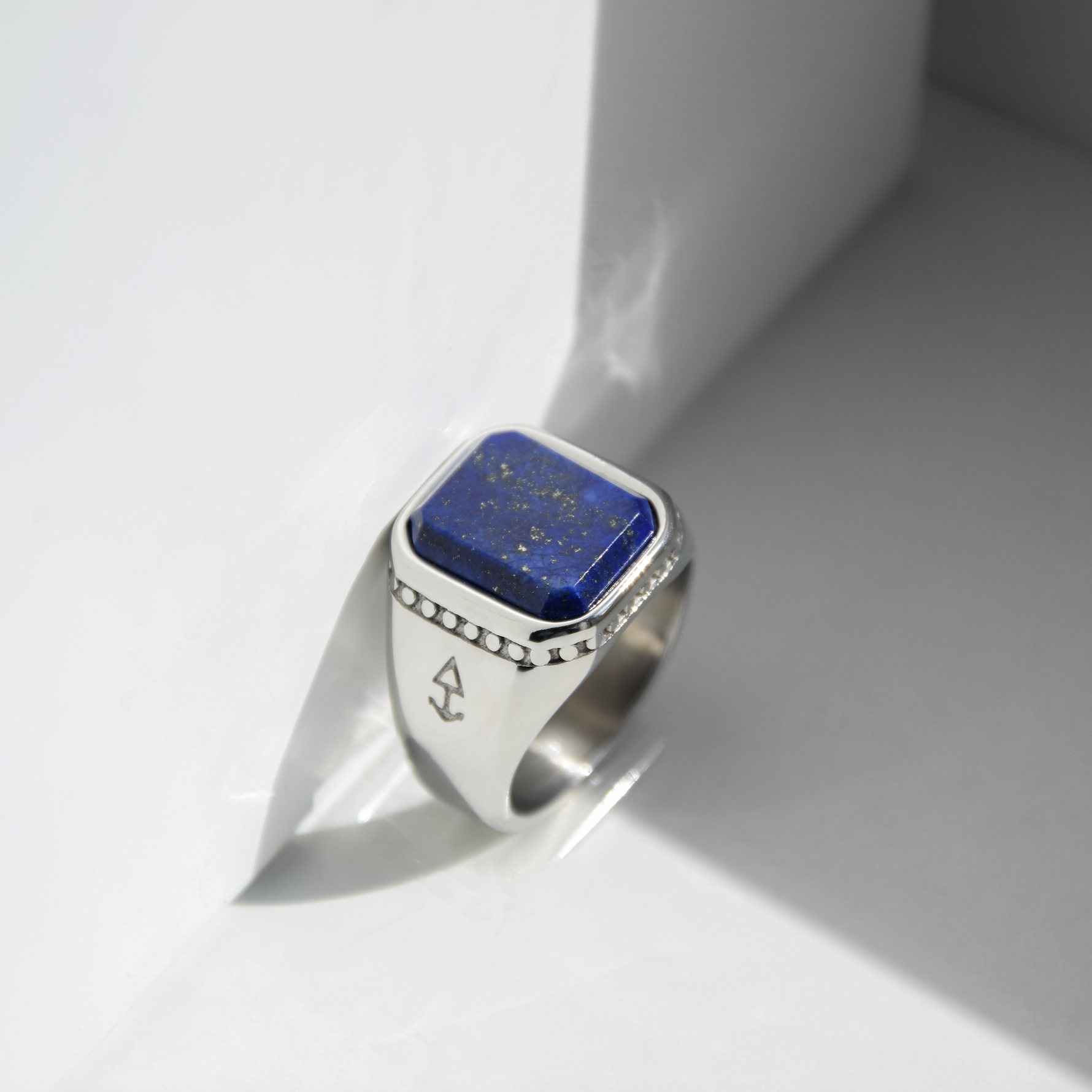 Ring Zeus Lapis Lazuli | Herrenring | Rock & Steel Germany