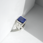 Ring Zeus Lapis Lazuli | Herrenring | Rock & Steel Germany