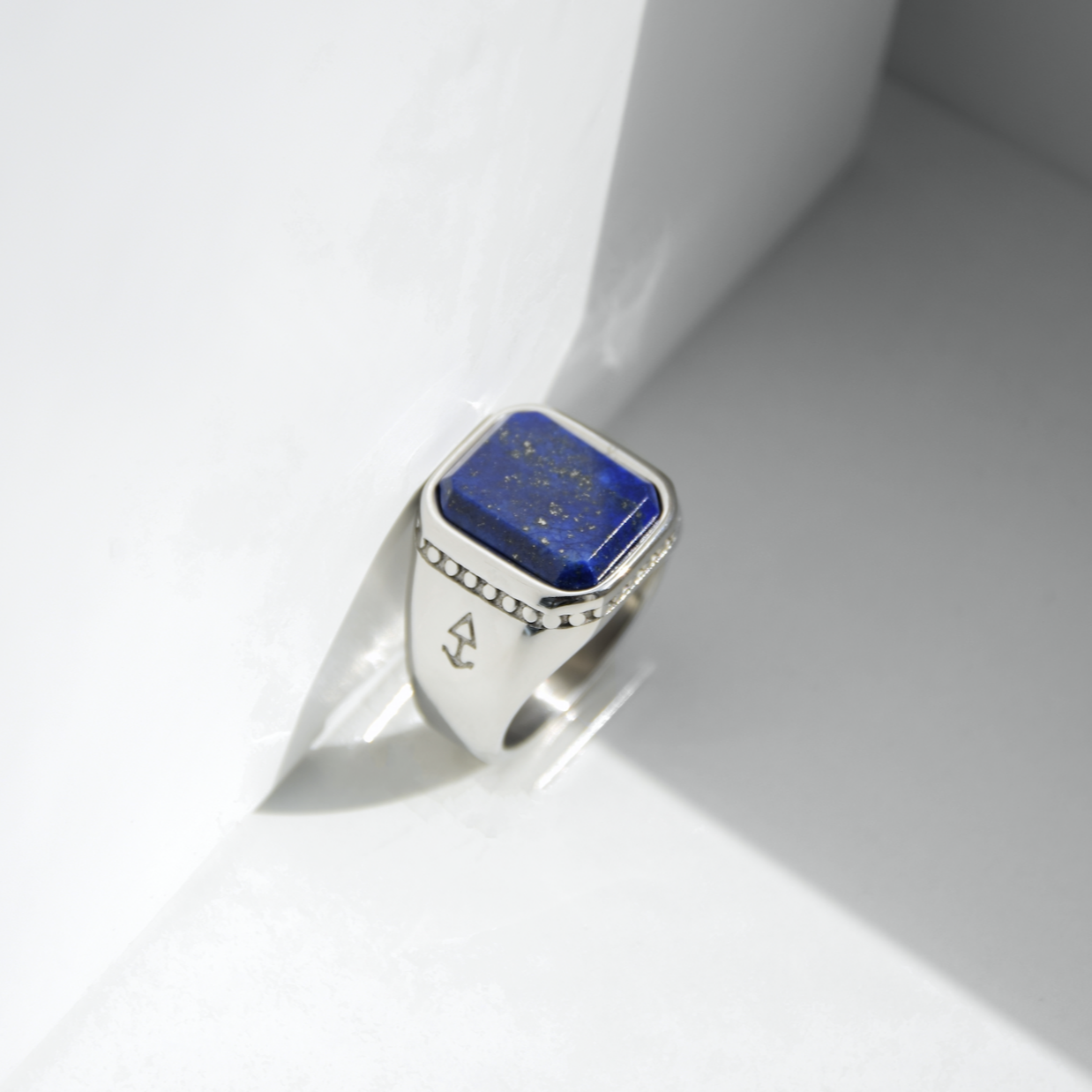 Ring Zeus Lapis Lazuli | Herrenring | Rock & Steel Germany