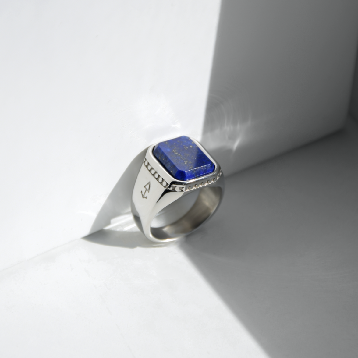 Ring Zeus Lapis Lazuli | Herrenring | Rock & Steel Germany
