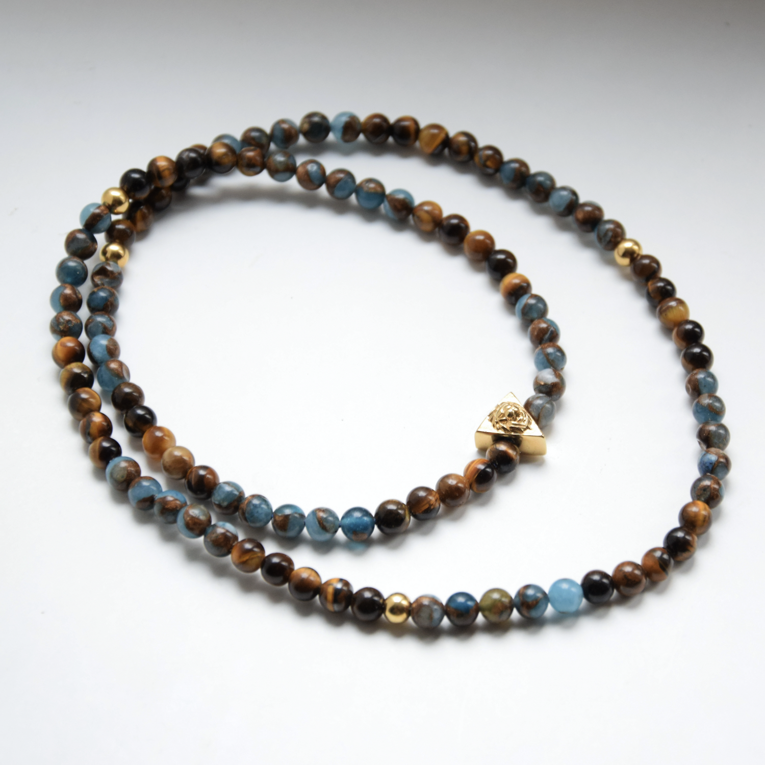 Kette BLUE GOLD LION - ROCK & STEEL GERMANY