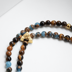 Kette BLUE GOLD LION - ROCK & STEEL GERMANY