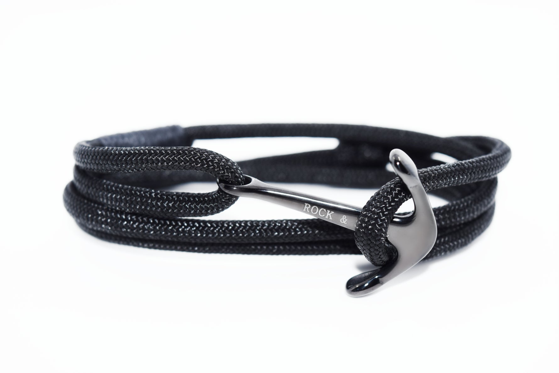 Armband Anker BLACK ON BLACK - ROCK & STEEL GERMANY
