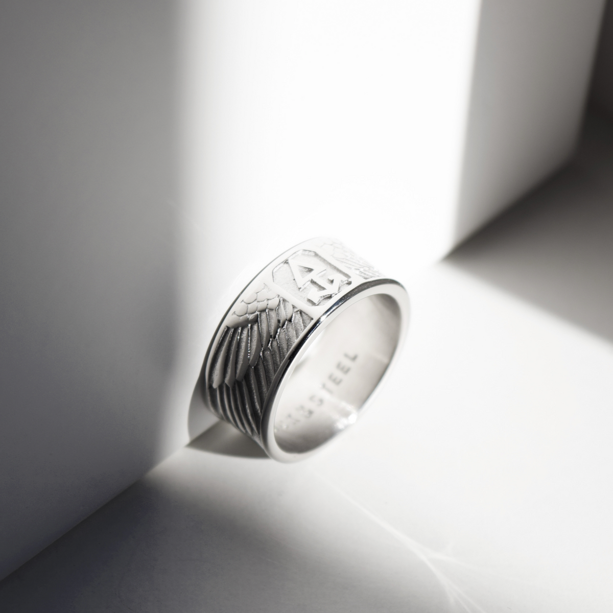 Ring Winged Sun | The Winged Sun Herrenring | Rock & Steel Germany