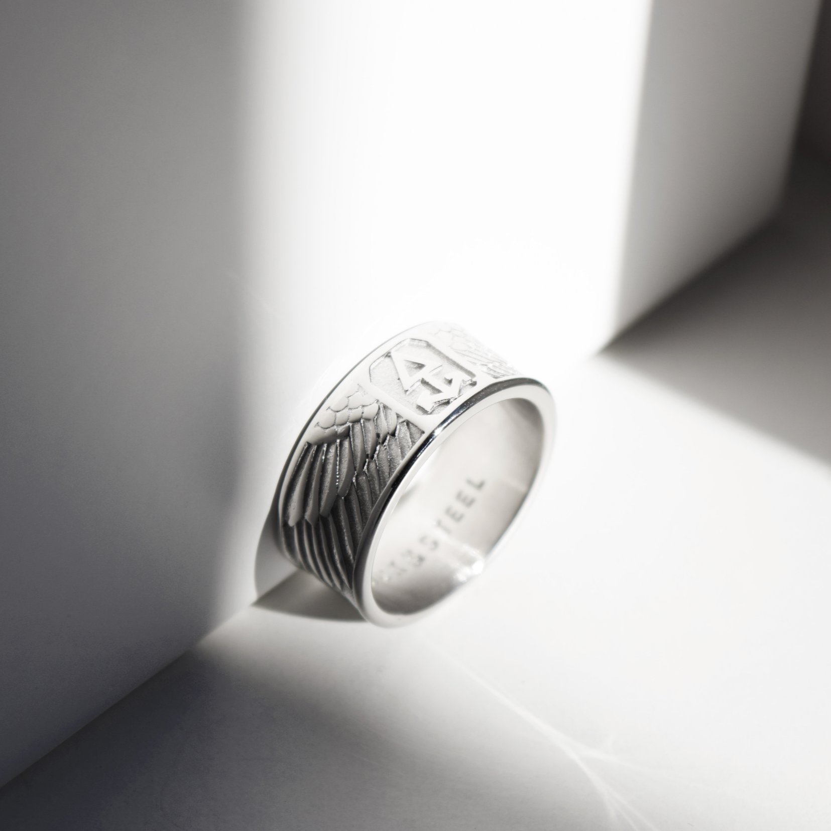 Ring Winged Sun | The Winged Sun Herrenring | Rock & Steel Germany