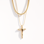 Set BERLIN & REDEEMER - Gold Halsketten - Silber Halsketten - Halsketten für Herren - ROCK & STEEL GERMANY