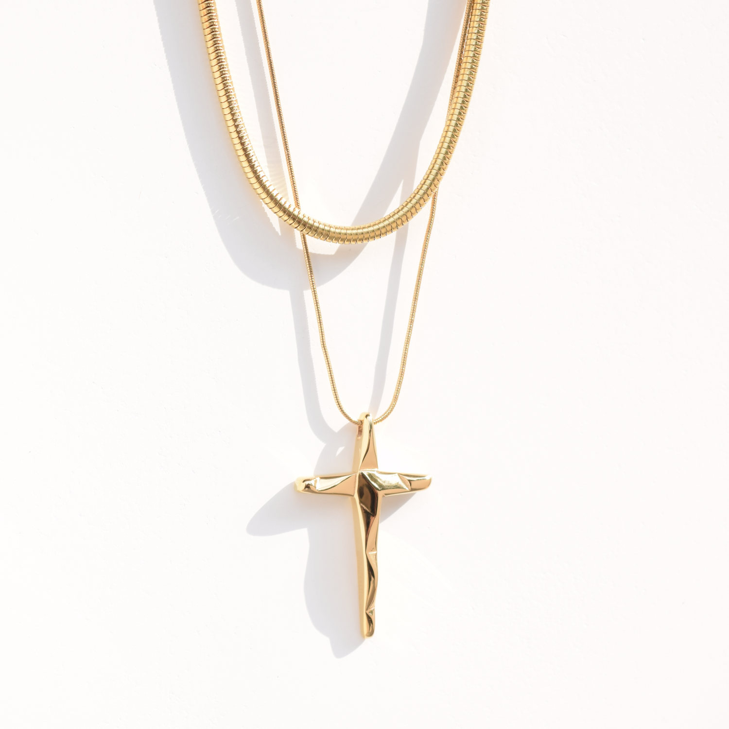 Set BERLIN & REDEEMER - Gold Halsketten - Silber Halsketten - Halsketten für Herren - ROCK & STEEL GERMANY