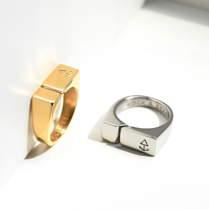 Ring Divided | Cool und edgy Herrenring | Rock & Steel Germany