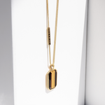 Kette ZEUS TIGEREYE - Gold Halsketten - Silber Halsketten - ROCK & STEEL GERMANY