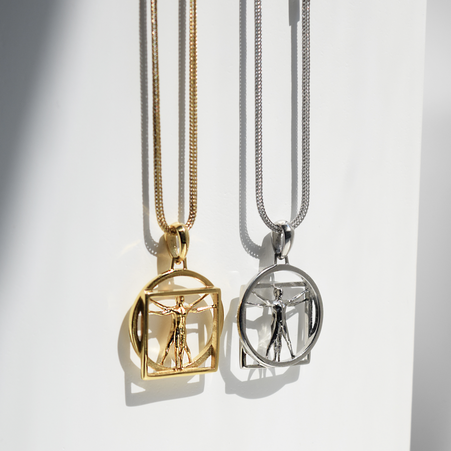 Kette VINCI - Gold Halsketten - Silber Halsketten - ROCK & STEEL GERMANY