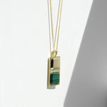 Kette HORUS MALACHIT | 925 SILBER - ROCK & STEEL GERMANY