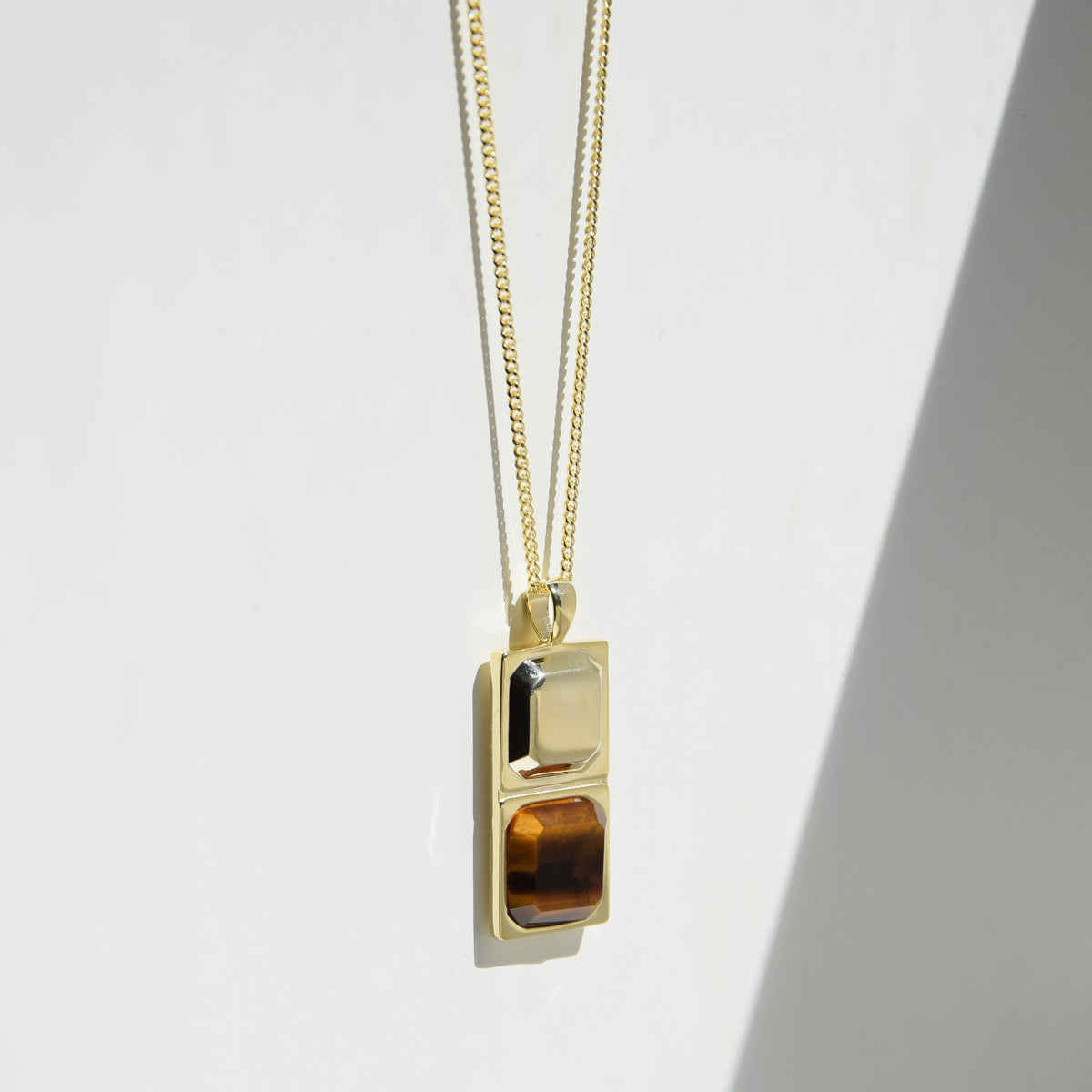 Kette HORUS TIGERAUGE | 925 SILBER - ROCK & STEEL GERMANY