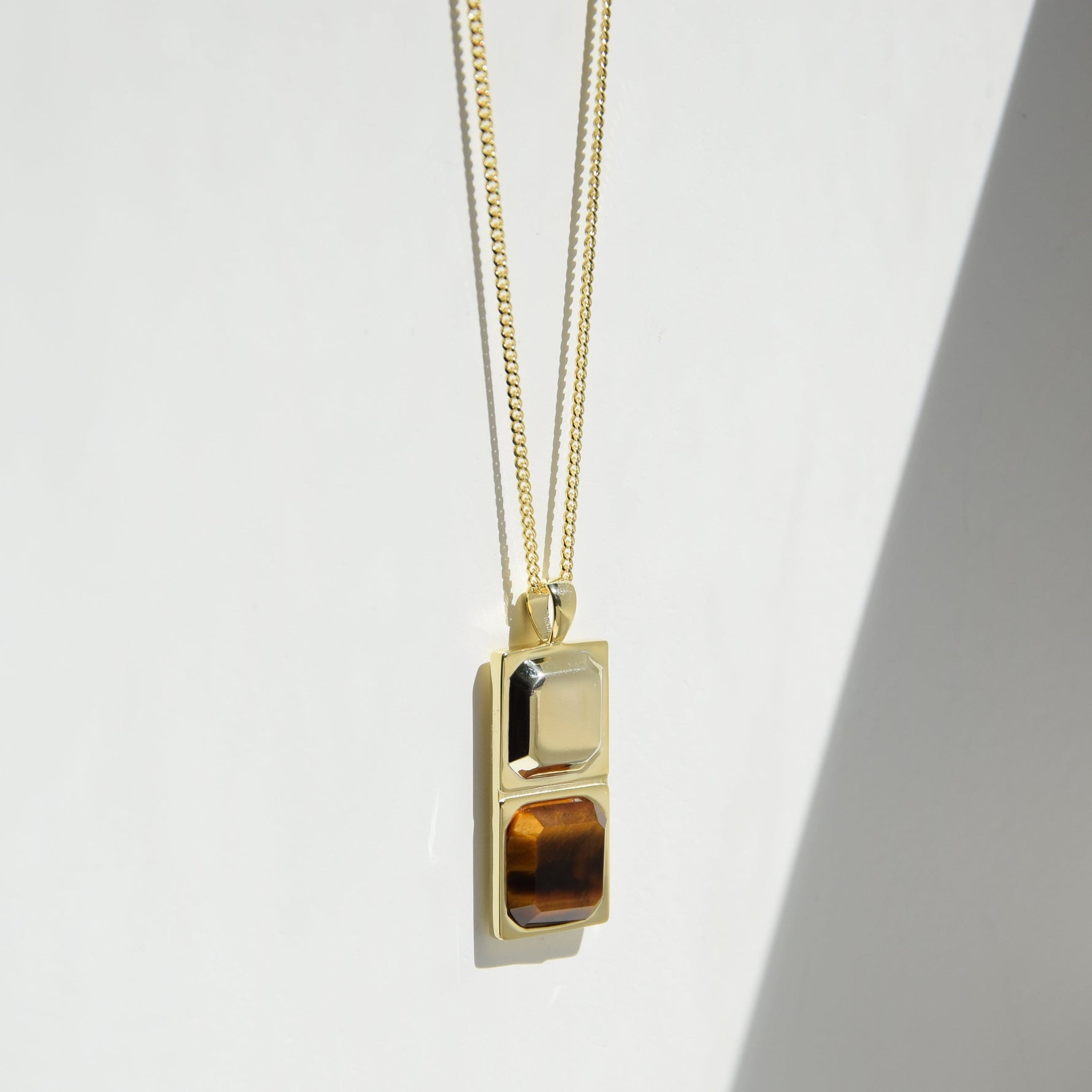 Kette HORUS TIGERAUGE | 925 SILBER - ROCK & STEEL GERMANY