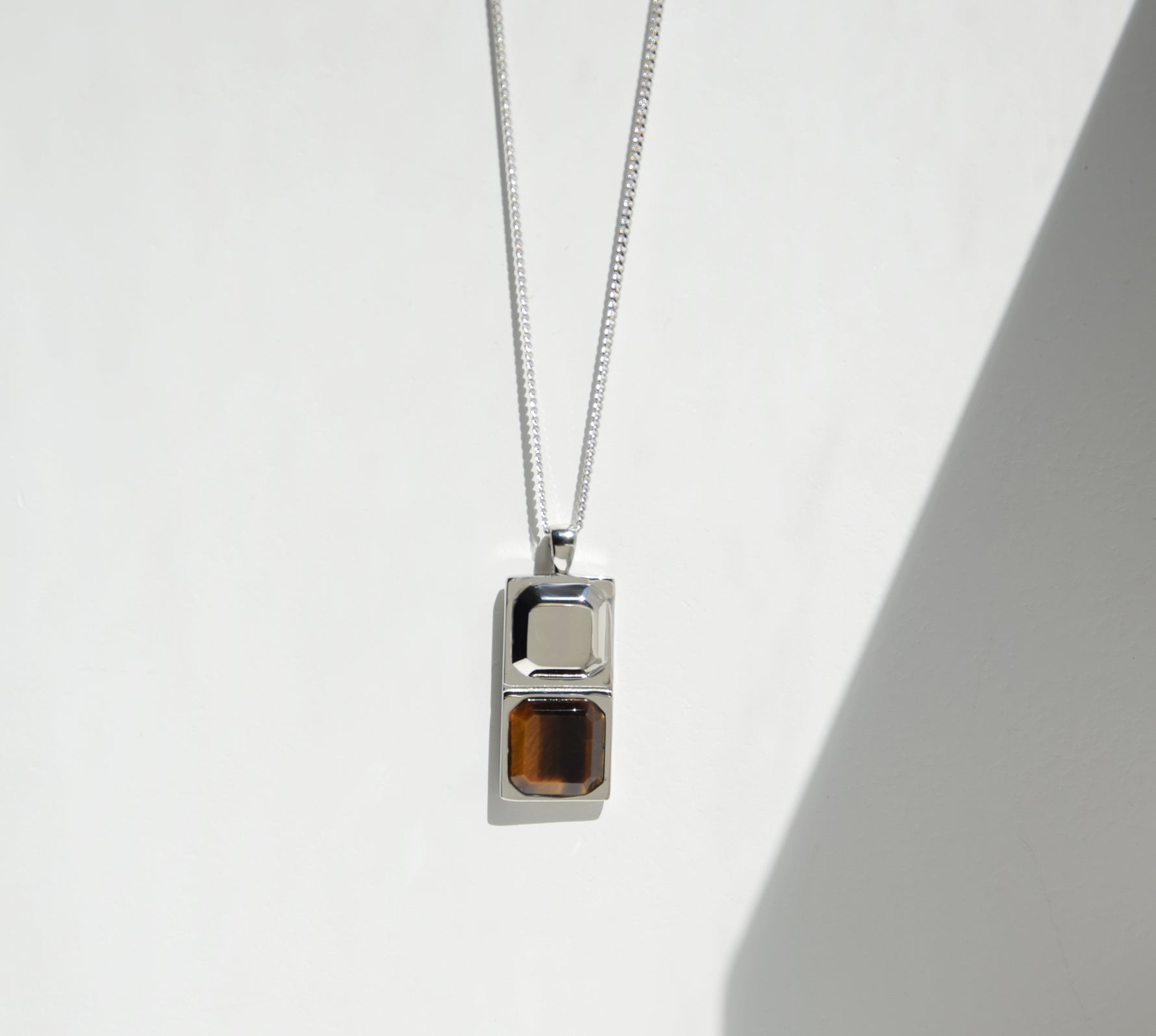 Kette HORUS TIGERAUGE | 925 SILBER - ROCK & STEEL GERMANY