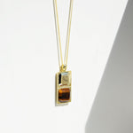 Kette HORUS TIGERAUGE | 925 SILBER - ROCK & STEEL GERMANY