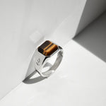 Ring HORUS TIGEREYE | 925 Silber - ROCK & STEEL GERMANY