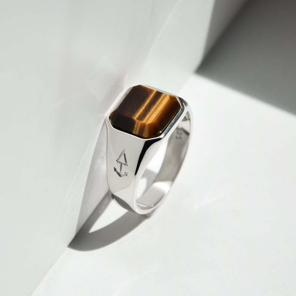 Ring HORUS TIGEREYE | 925 Silber - ROCK & STEEL GERMANY