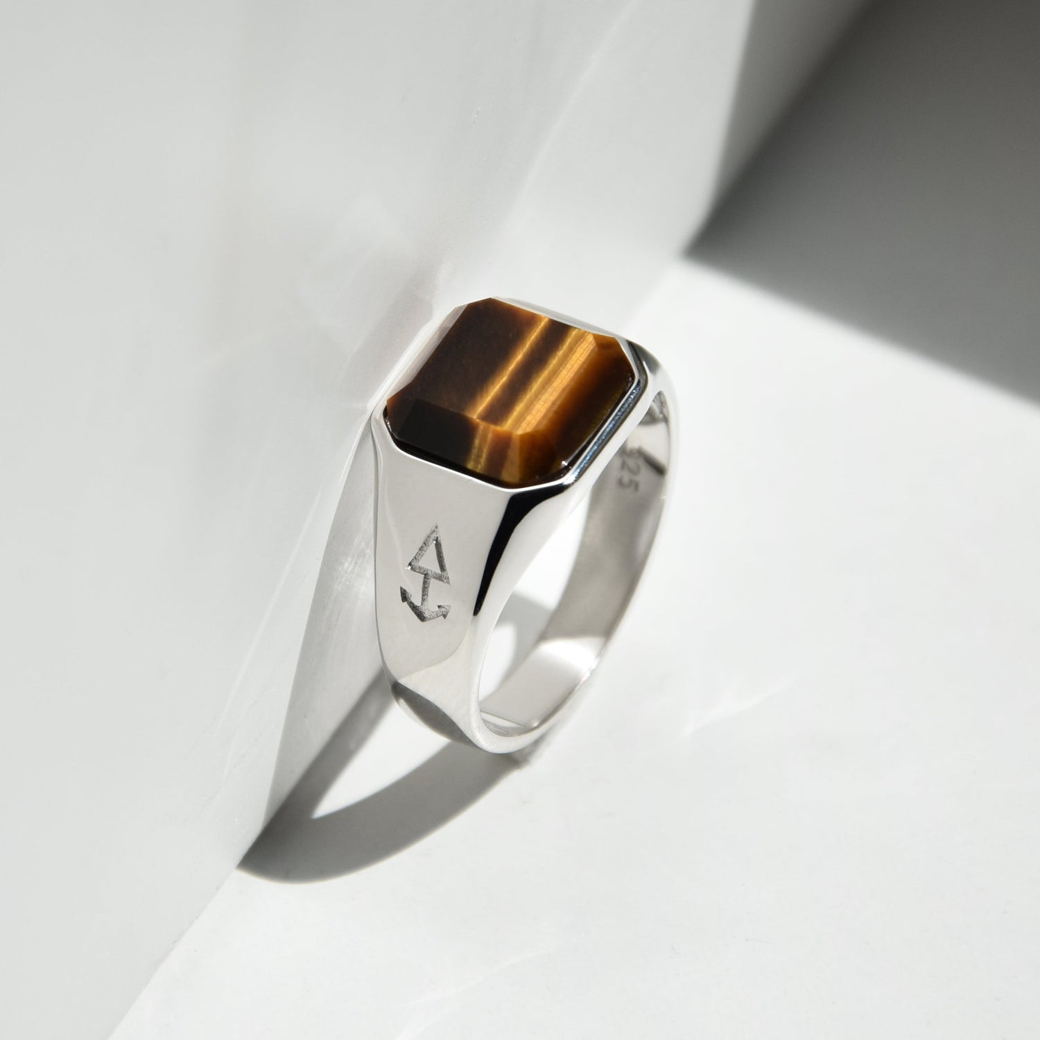 Ring HORUS TIGEREYE | 925 Silber - ROCK & STEEL GERMANY