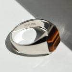 Ring HORUS TIGEREYE | 925 Silber - ROCK & STEEL GERMANY