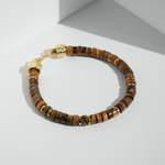 Armband MANTRA | TIGERAUGE | 925 SILBER - ROCK & STEEL GERMANY