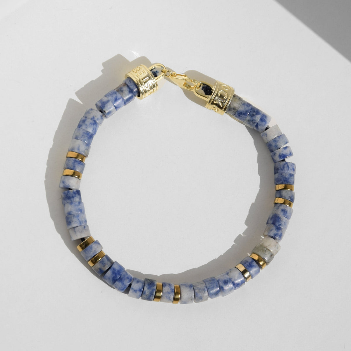 Armband MANTRA | SODALITE | 925 SILBER - ROCK & STEEL GERMANY