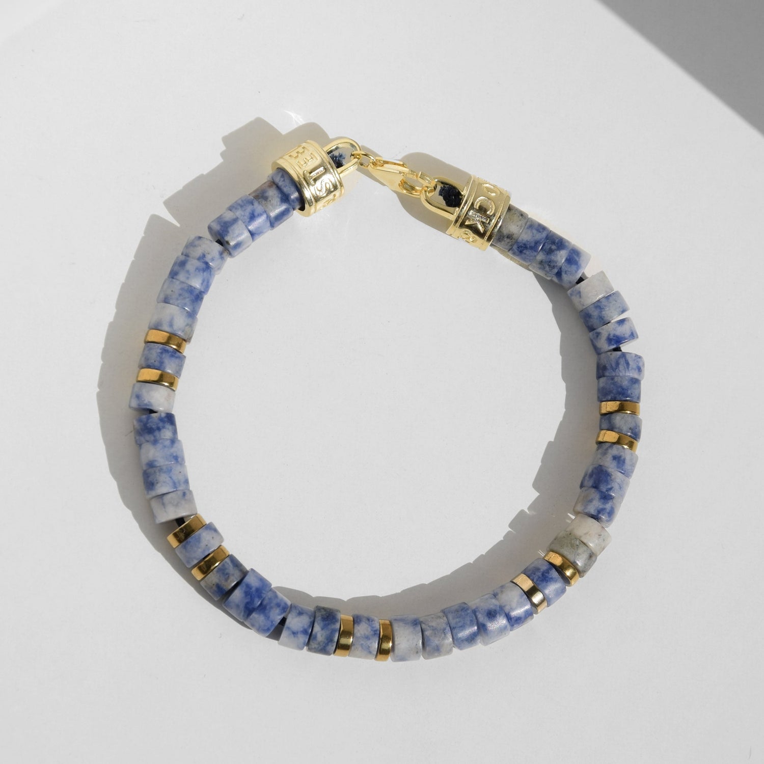 Armband MANTRA | SODALITE | 925 SILBER - ROCK & STEEL GERMANY