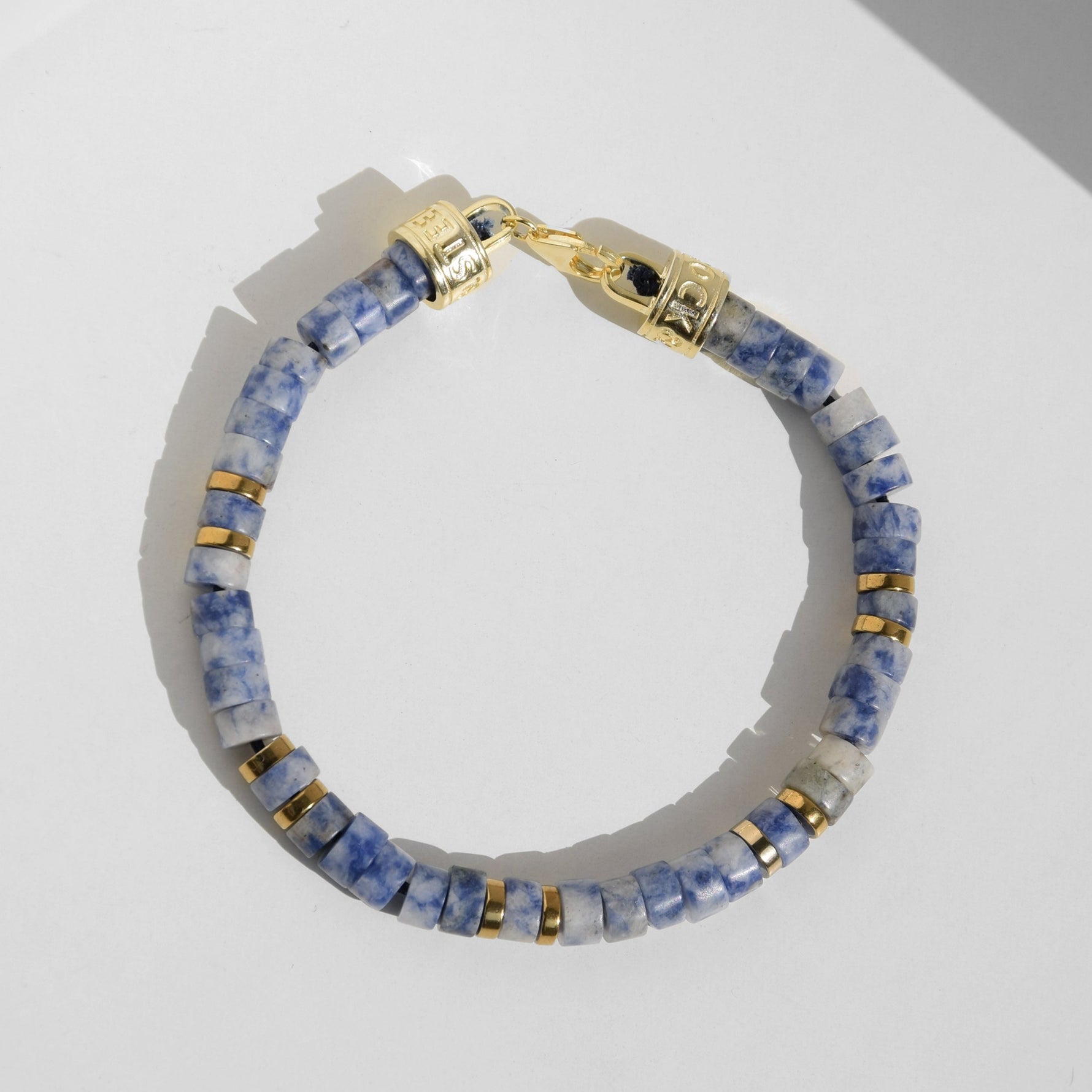 Armband MANTRA | SODALITE | 925 SILBER - ROCK & STEEL GERMANY