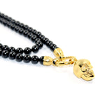 Kette SKULL - Gold Halsketten - Silber Halsketten - Halsketten für Herren - ROCK & STEEL GERMANY