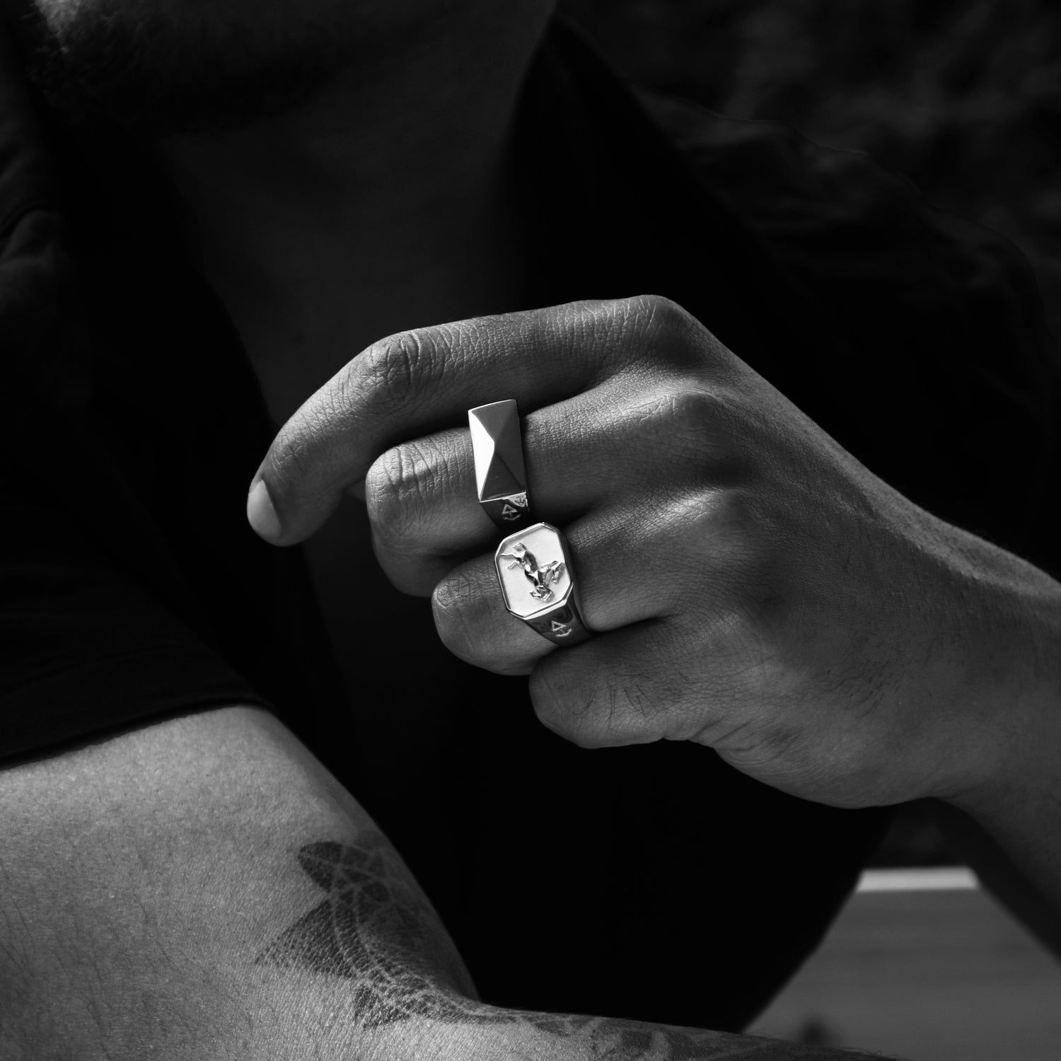 Ring DARK HORSE Sterling Silber - ROCK & STEEL GERMANY