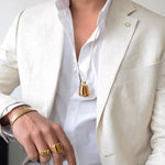 Set ZEUS & UNITY - Gold Halsketten - Silber Halsketten - Halsketten für Herren - ROCK & STEEL GERMANY