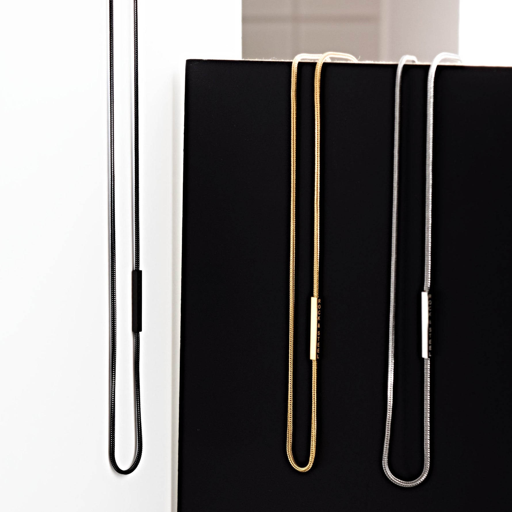 Set SUMMER & ZEUS - Gold Halsketten - Silber Halsketten - Halsketten für Herren - ROCK & STEEL GERMANY