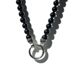 Kette BEAD ONYX - Gold Halsketten - Silber Halsketten - Halsketten für Herren - ROCK & STEEL GERMANY