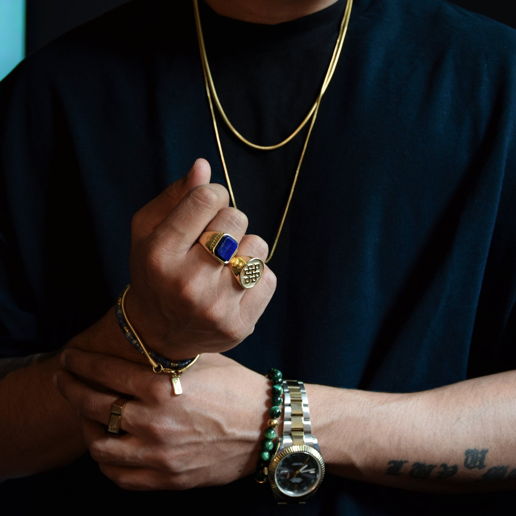 Wisdom Ring | Siegelring mit Glückszeichen | Wisdom Herrenring | Rock & Steel Germany