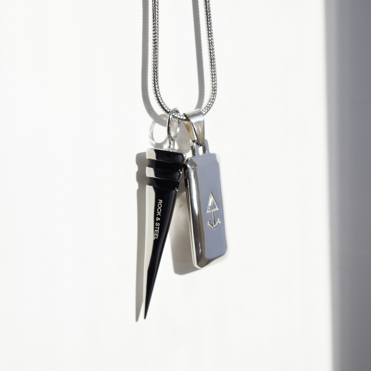 Set ROCKET & UNITY - Gold Halsketten - Silber Halsketten - Halsketten für Herren - ROCK & STEEL GERMANY