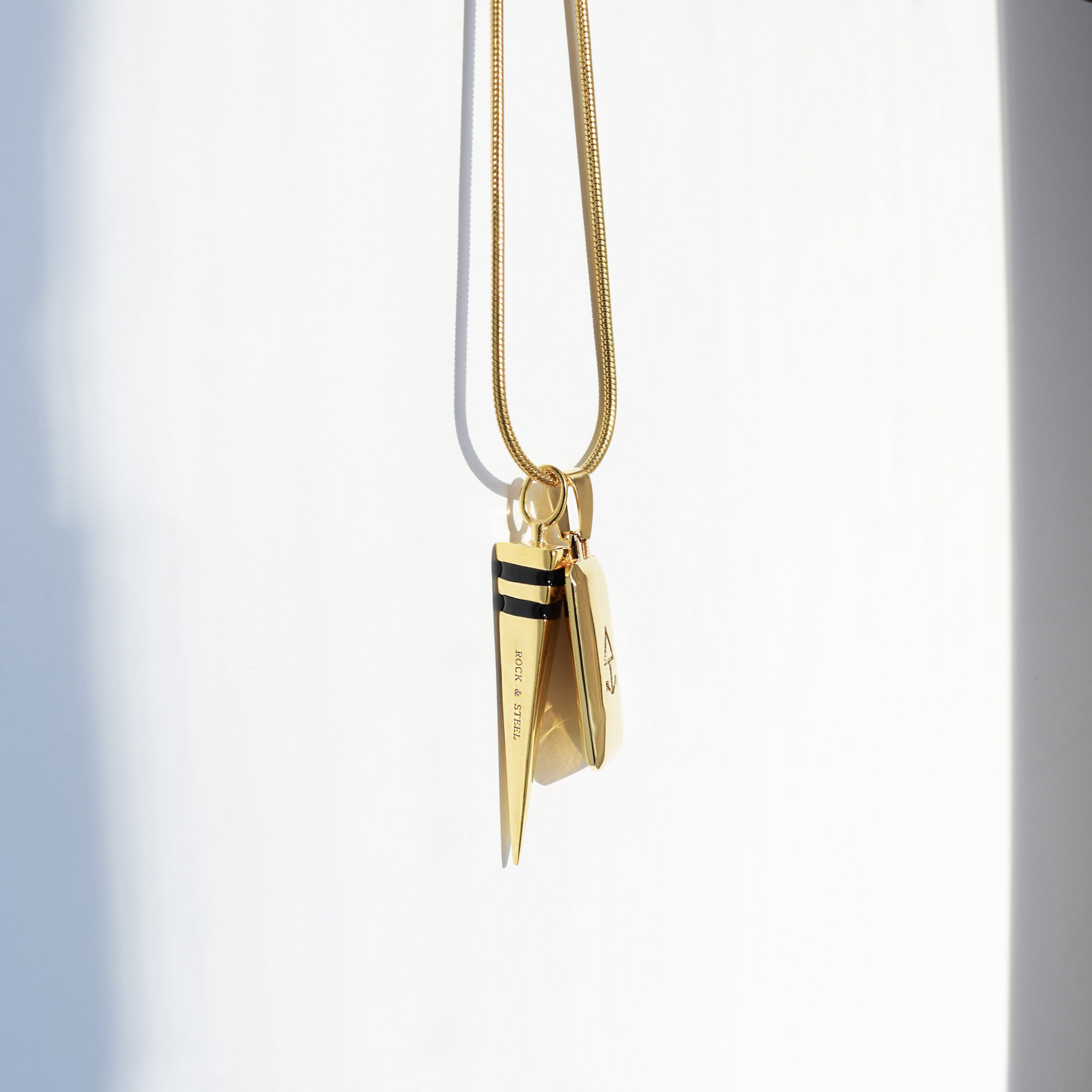 Set ROCKET & UNITY - Gold Halsketten - Silber Halsketten - Halsketten für Herren - ROCK & STEEL GERMANY