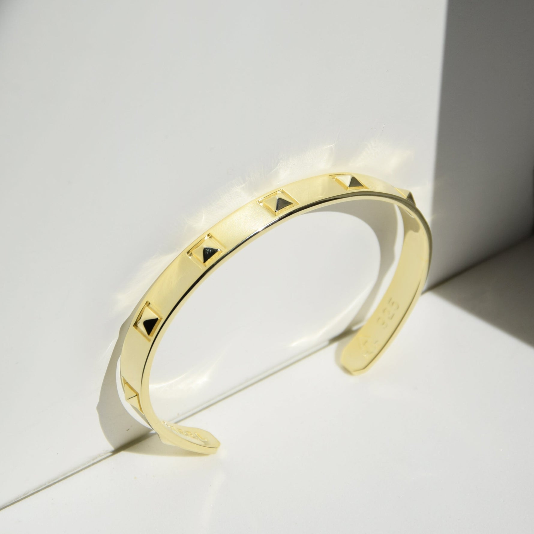 Armreif ROCKSTAR | 925 SILBER | vergoldet - ROCK & STEEL GERMANY