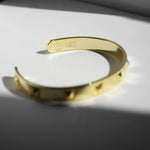 Armreif ROCKSTAR | 925 SILBER | vergoldet - ROCK & STEEL GERMANY