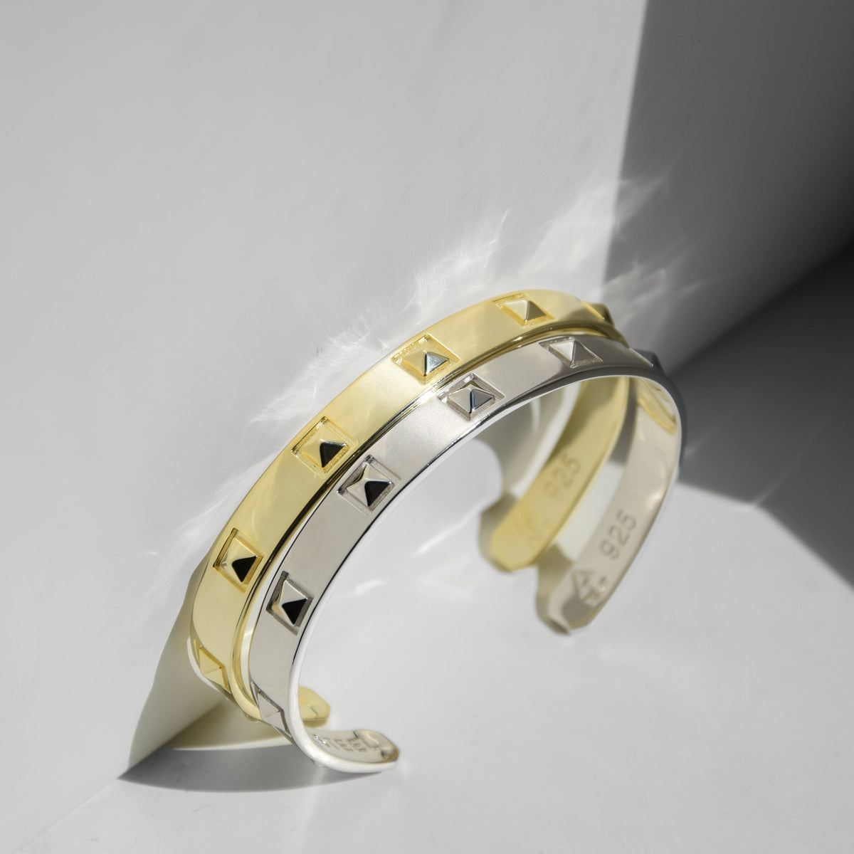 Armreif ROCKSTAR | 925 SILBER | vergoldet - ROCK & STEEL GERMANY