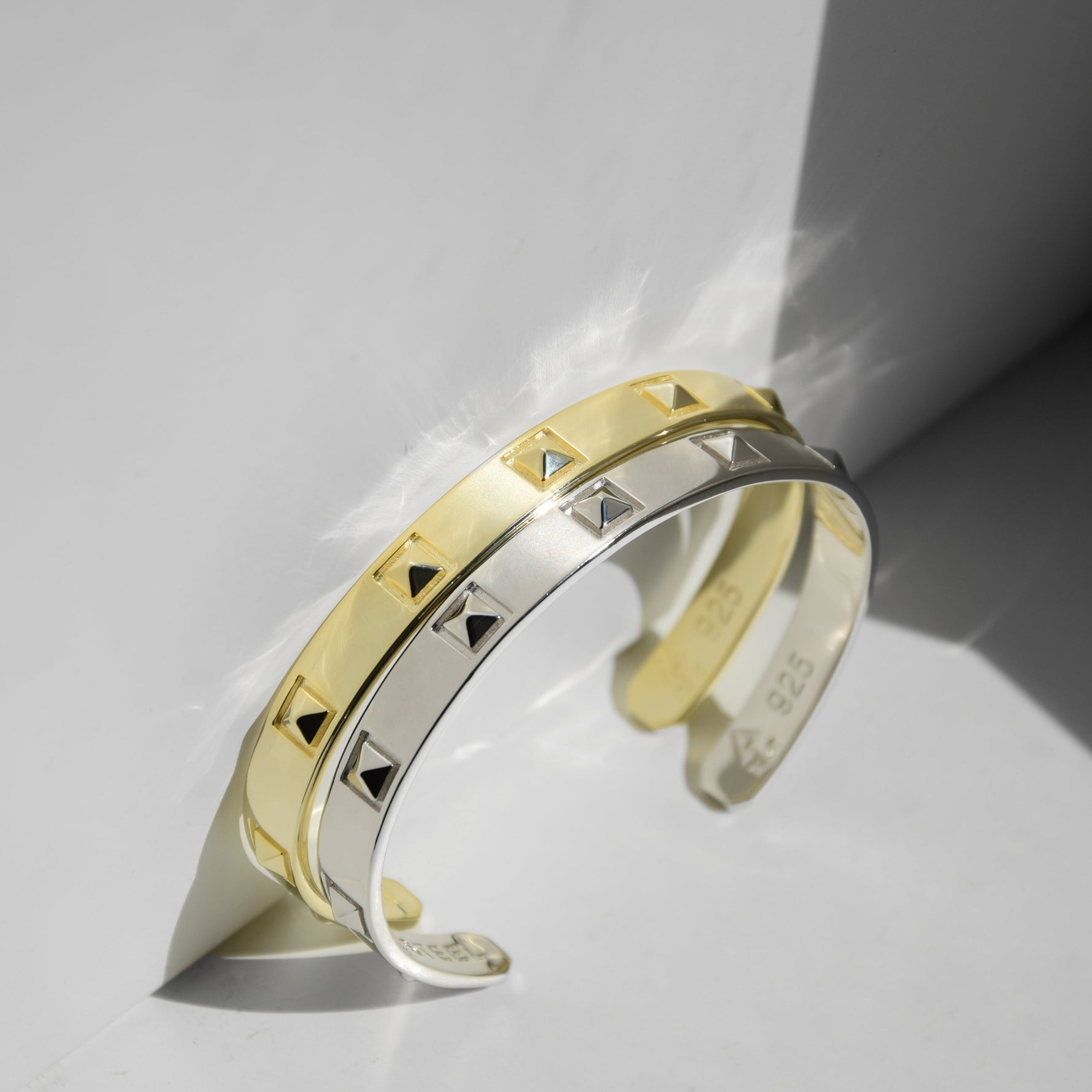 Armreif ROCKSTAR | 925 SILBER | vergoldet - ROCK & STEEL GERMANY