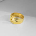 Ring GOOD LUCK | 925 Silber | vergoldet - ROCK & STEEL GERMANY