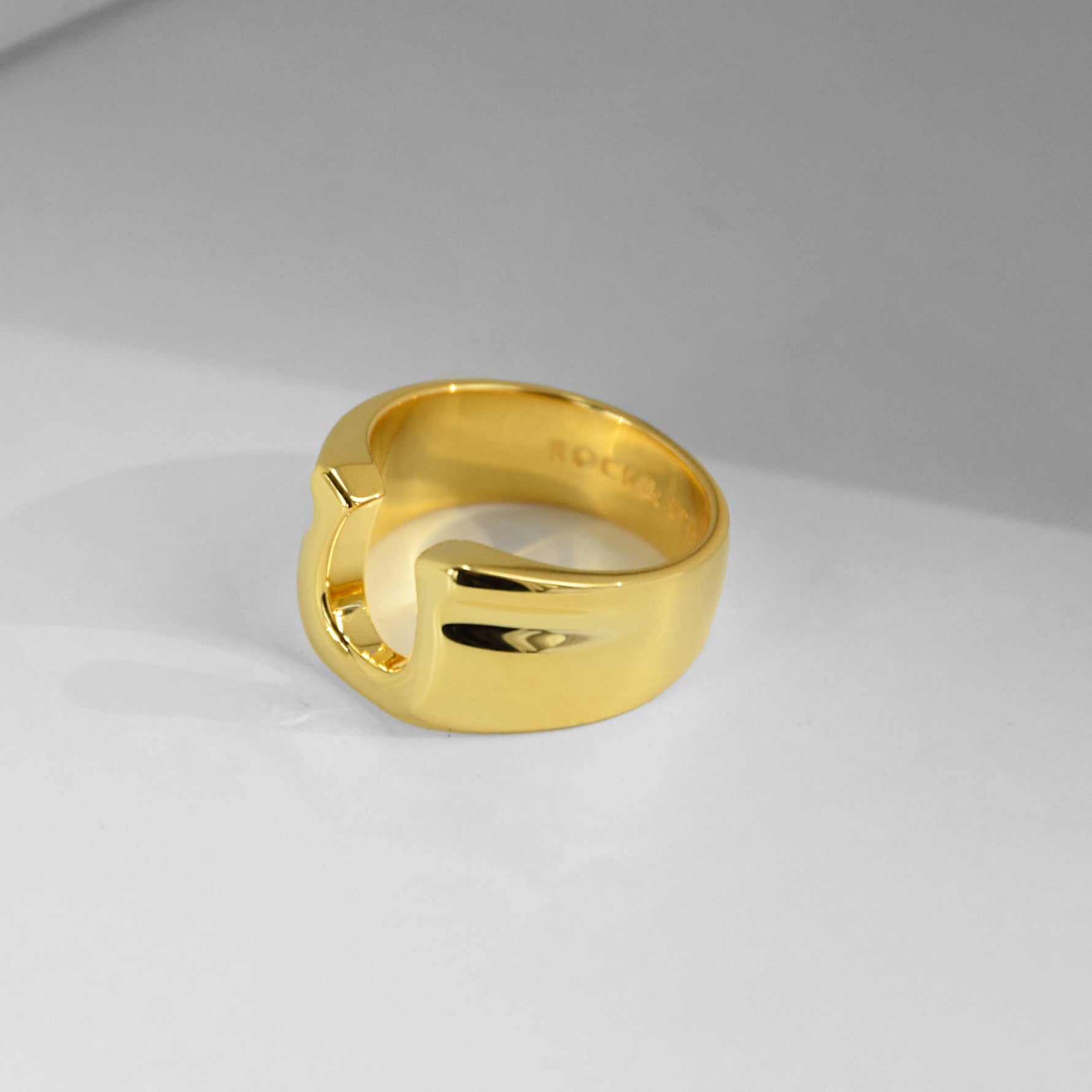 Ring GOOD LUCK | 925 Silber | vergoldet - ROCK & STEEL GERMANY