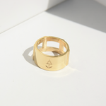 100% Rostfreies Edelstahl Warrior Ring | Herrenring | Rock & Steel Germany