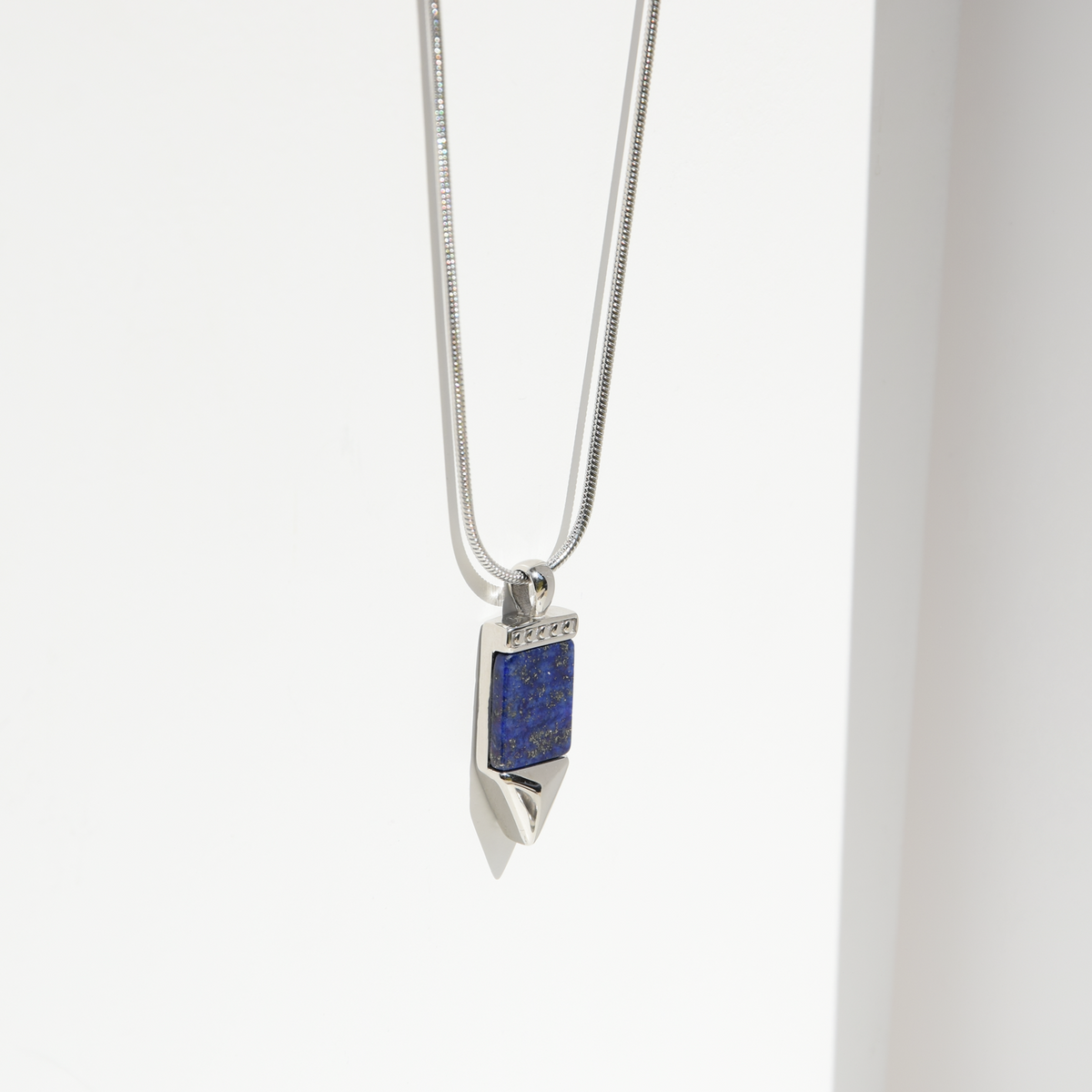 Kette LIBERTY LAPISLAZULI - Gold Halsketten - Silber Halsketten - Halsketten für Herren - ROCK & STEEL GERMANY